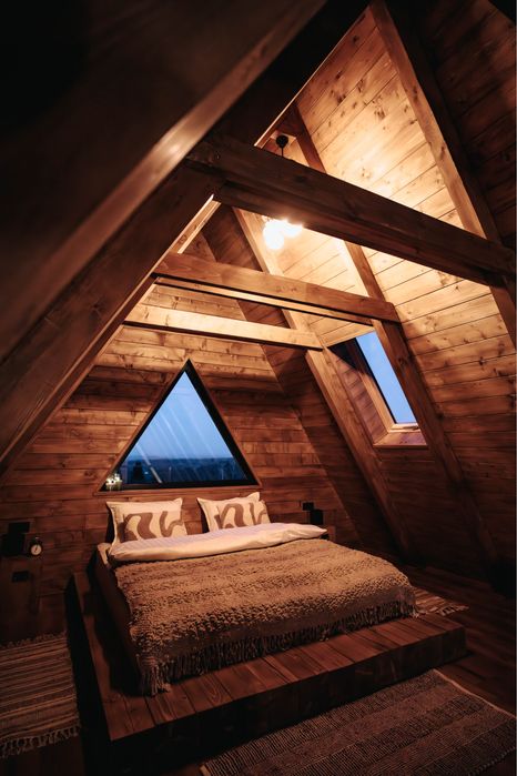 Cabana A frame de inchiriat Craciun liber