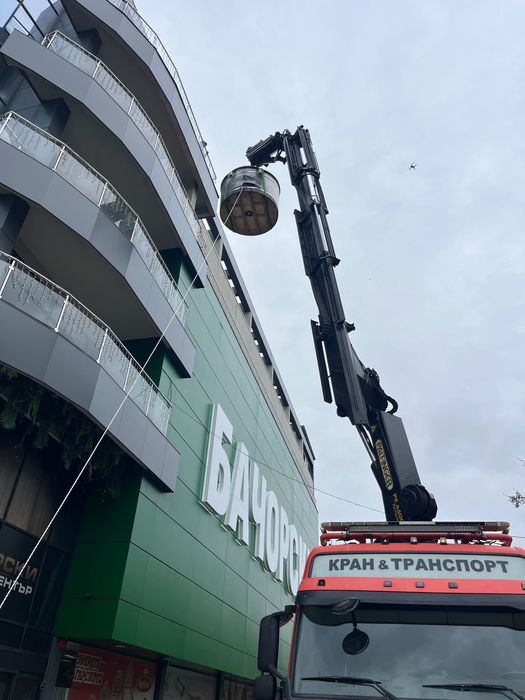 Транспортни услуги с камион и кран за София и страната