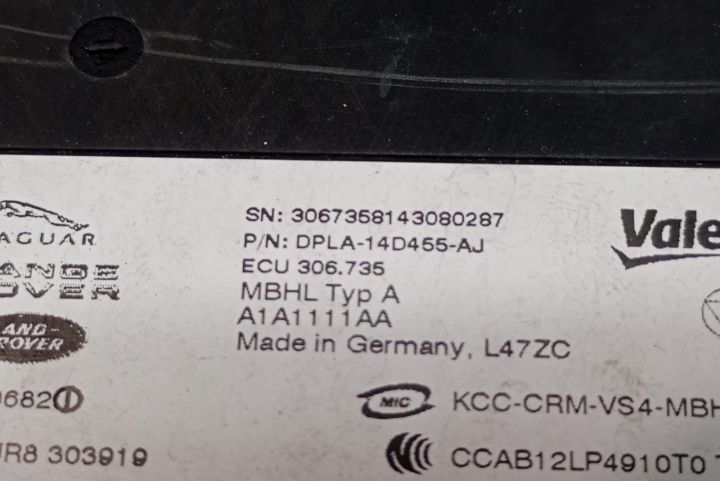 Modul Valeo confort DPLA14D455AJ Land Rover Range Rover Sport a 2-a g