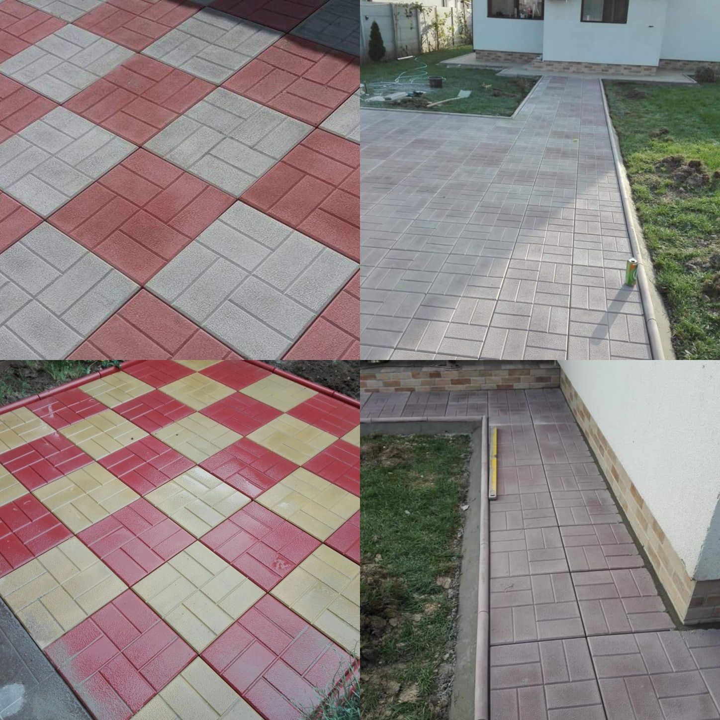 Pavaje si pavele model dublu T pentru casa si gradina montaj