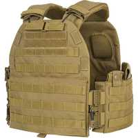 Airsoft Vesta Tactica Plate Carrier CAGE Molle Tan GFC Tactical