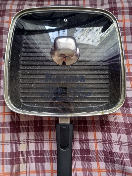 Сковорода гриль со съёмной ручкой