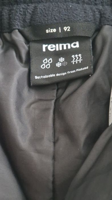 Продам утепленные брюки   Reima б/у  рост 92