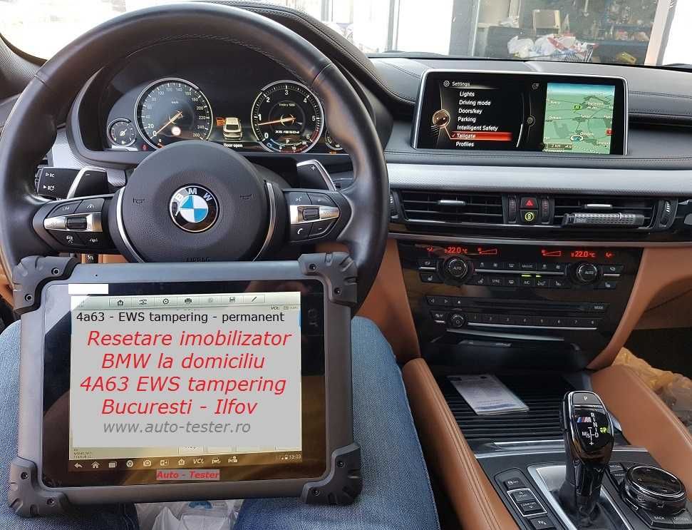 Resetare imobilizator BMW eroare 4a63 ews tampering