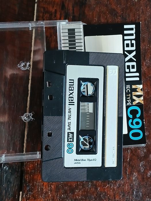 Lot de 2 casete audio METAL, Sony și Maxell de 90min. Made in Japan