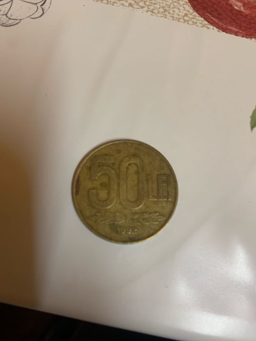 Moneda 50 lei Alexandru Ioan Cuza de colectie in stare buna