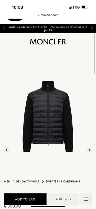 Geaca/ cardigan M.o.n.c.l.e.r barbati