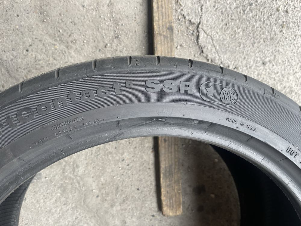 4 anvelope de vara Continental RFT 315/35/20 spate cu 275/40/20