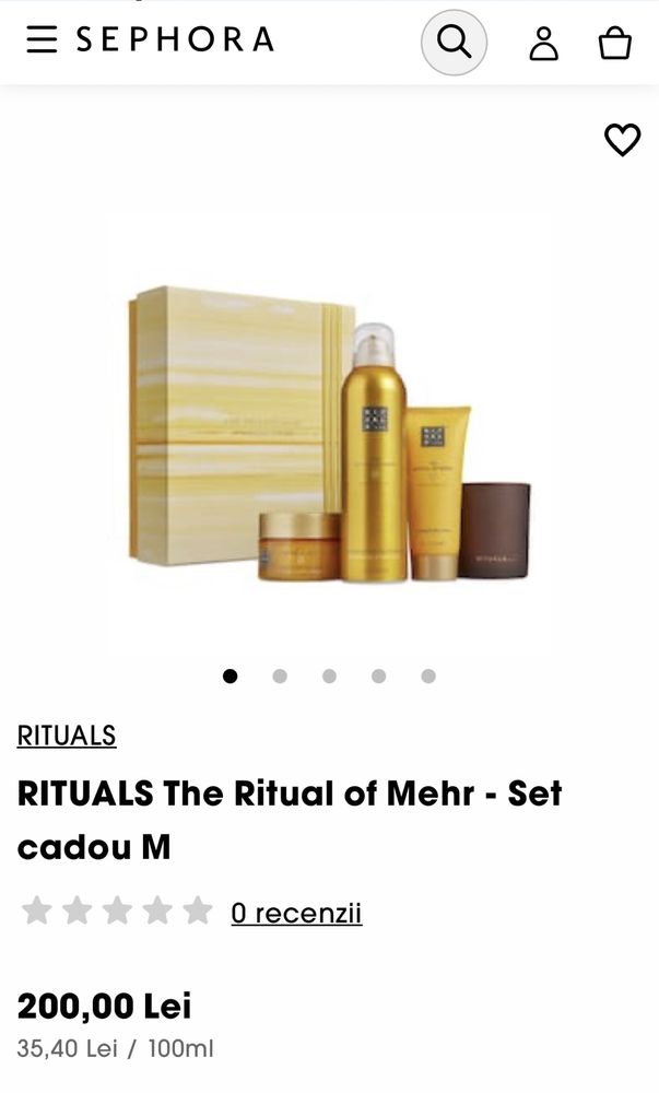 Set Rituals of mehr