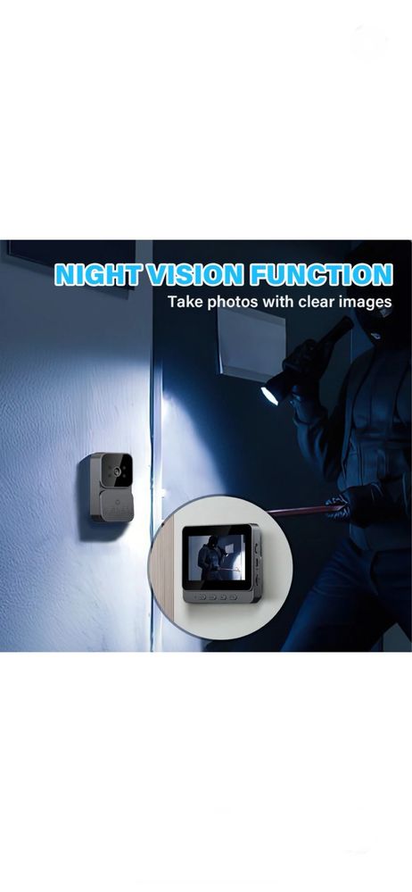 Videointerfon/Sonerie cu display/Camera FHD/Sigilat