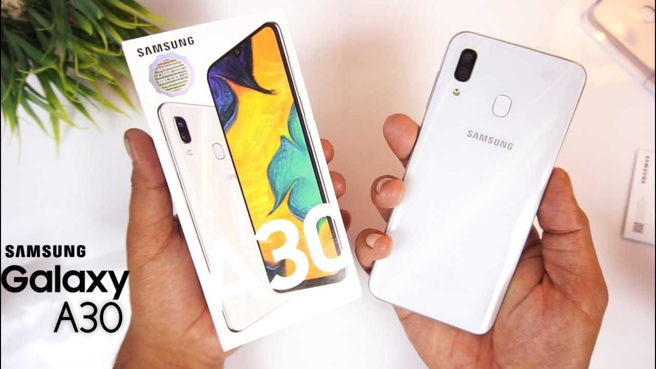 samsung A30 белый