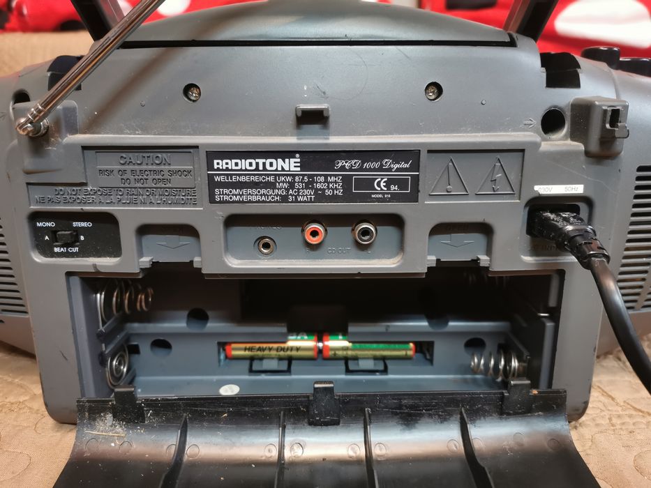 PCD 1000 Digital RADIOTONE radiocass cu cd