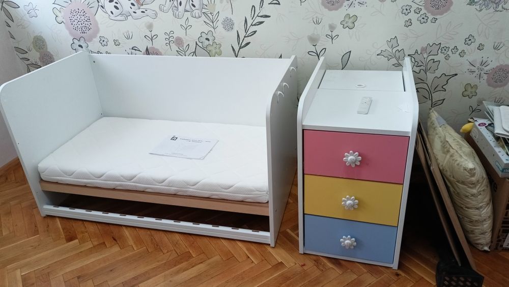 Детско легло разглобено