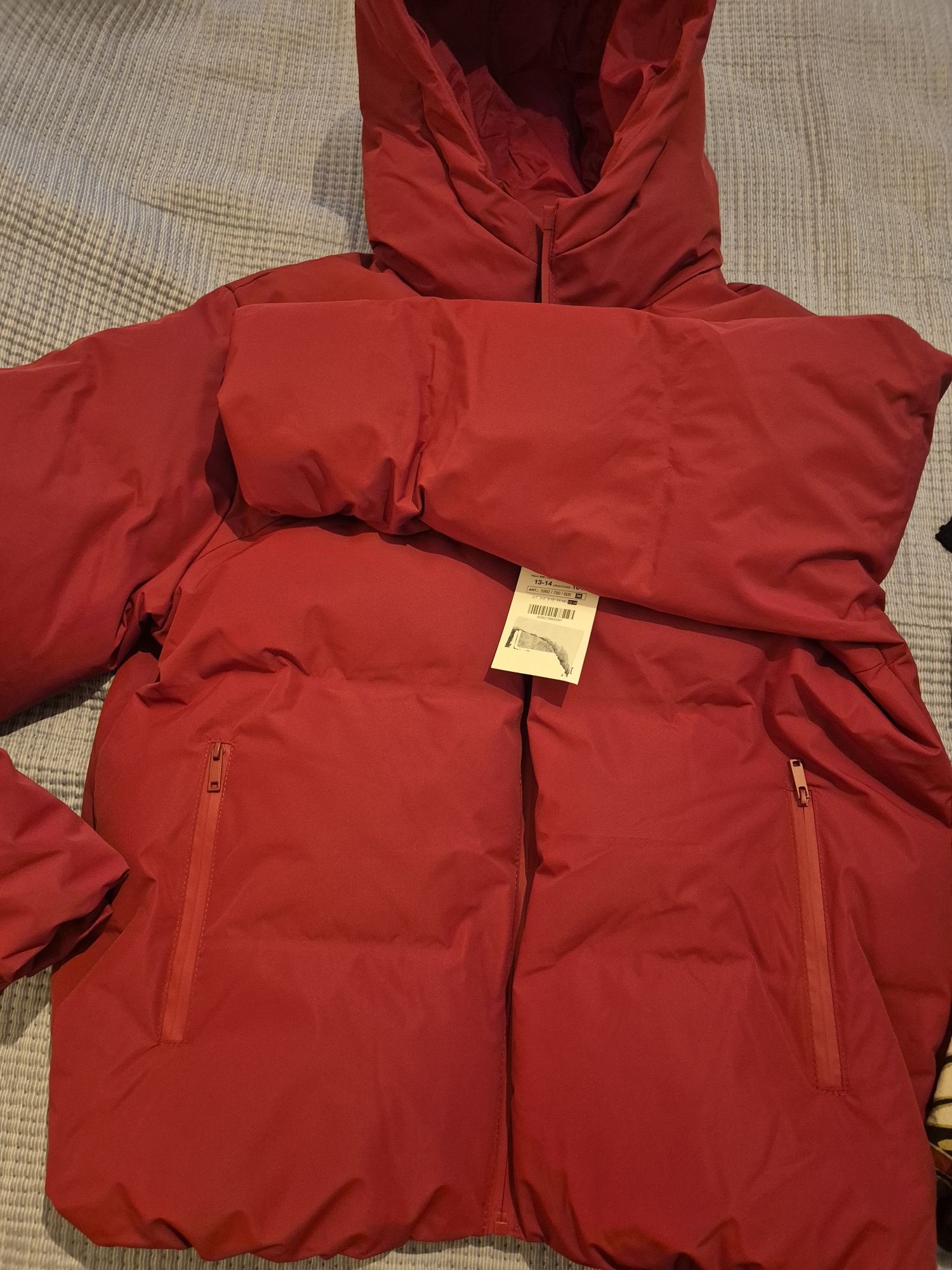 Детско Зимно яке ZARA, червено