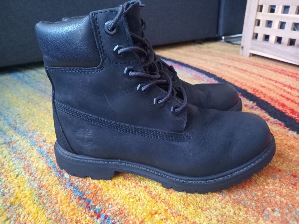 Timberland боти естествин велур
