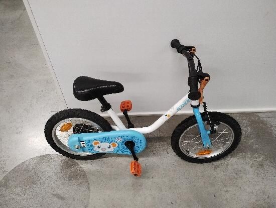 Bicicletă 14" 100 Arctic - produs resigilat - (SecondHand) Decathlon