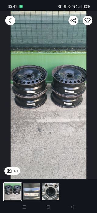 Vând Jante Ford R16