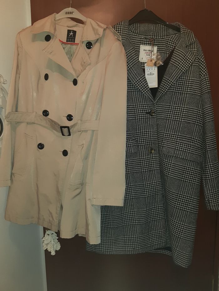 Trench si palton pull&bear model oversizes