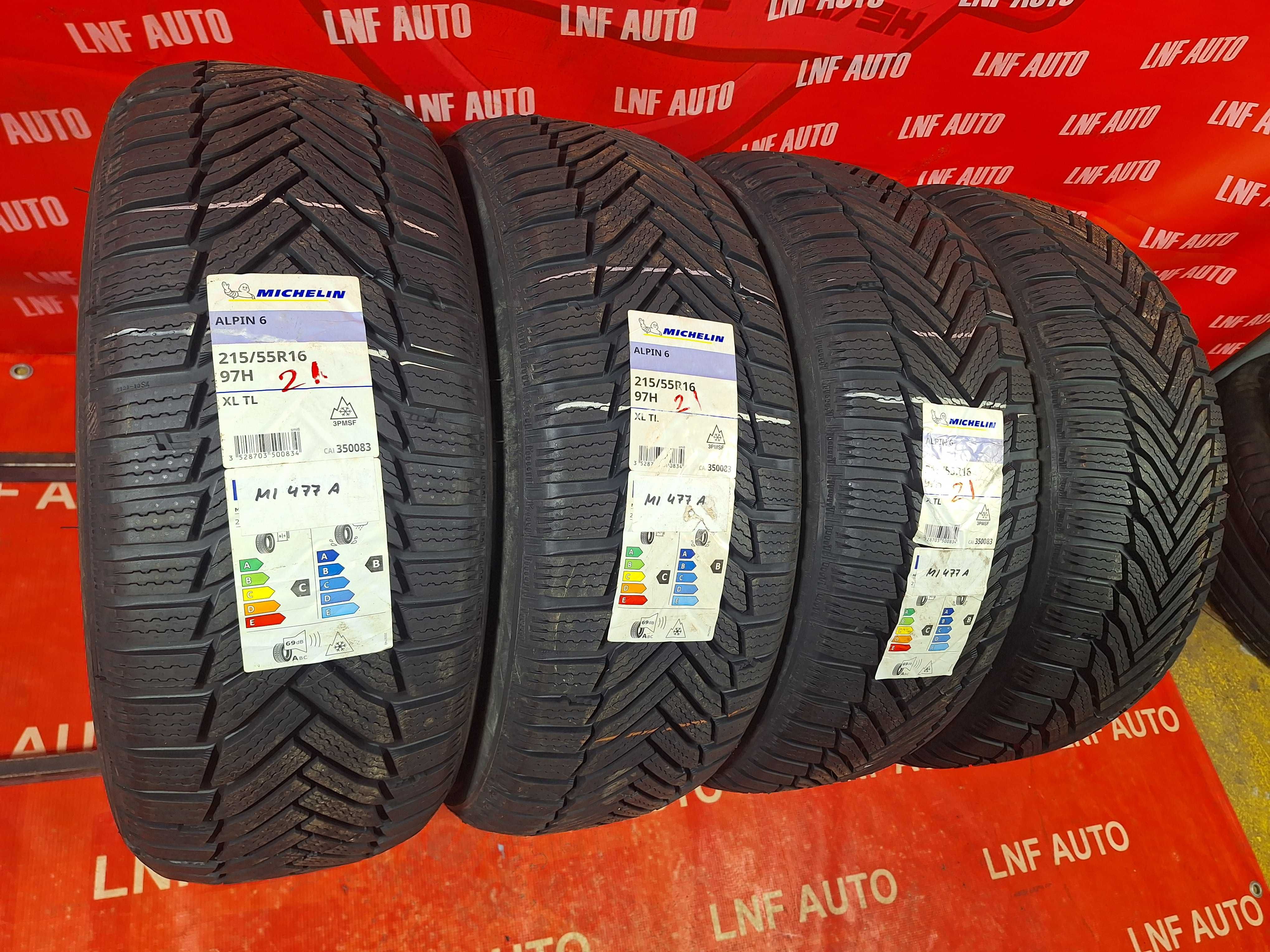 Anvelope de IARNA - 215/55/16 - Michelin 6 - NOI - DOT 2021 !