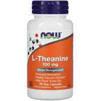 L-теанин, 100 мг, 90 растительных капсул L- Theanine