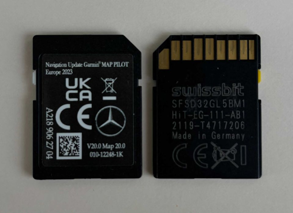 2024 Ново Mercedes Garmin® Map Pilot V20 Star1 Sd Card Гармин Мап Пило