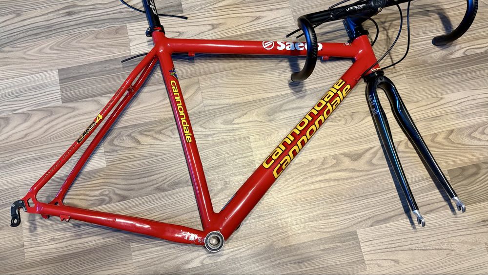 Cadru cursiera Cannondale CAAD 4, 2001, Team Saeco