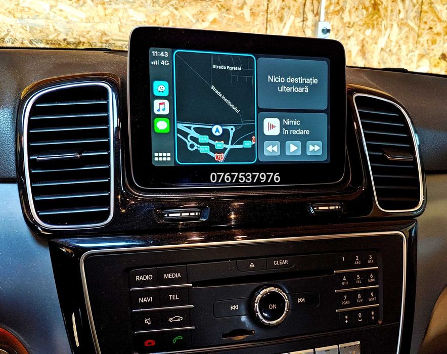 iPhone Apple CarPlay Waze/Android Auto Mercedes CLA,GLA,GLE,GLS,A,B