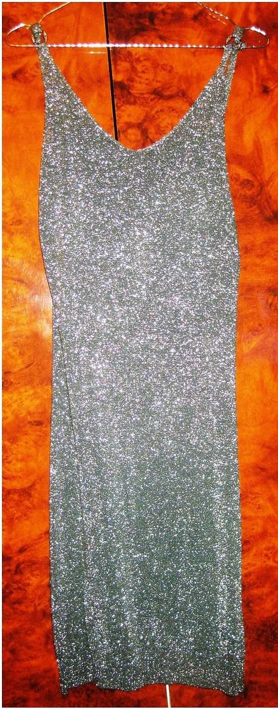 Блестящее мини платье 40- 42 размеры - 8,000 тенге