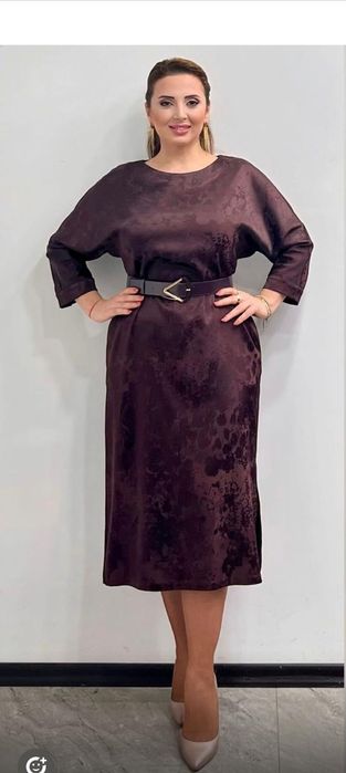 Платье женское коричневого цвета