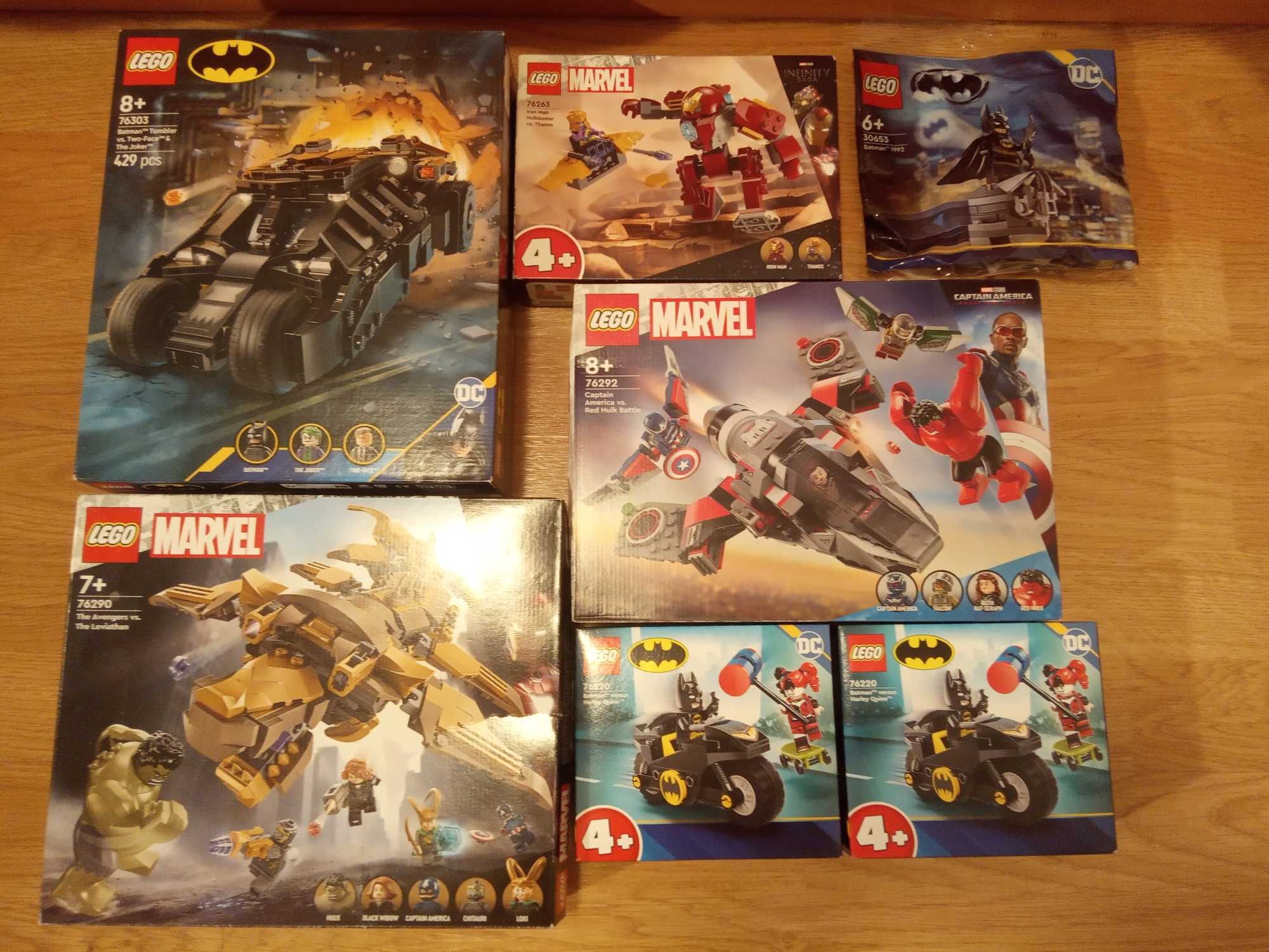 Lego colectie seturi super-eoi Marvel si DC noi, sigilate