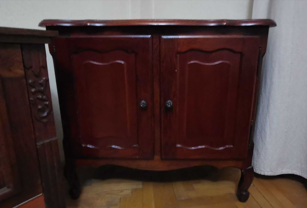 Piesa de mobilier cu 2 usi, lemn masiv