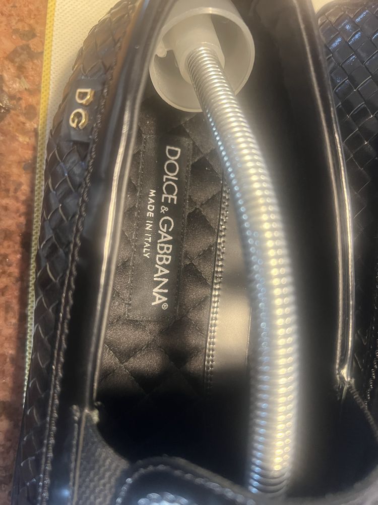 Pantofi de piele impletiti Dolce&Gabbana pentru barbati!