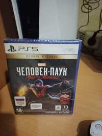 Диск на ps5 spider man Miles Morales ultimate edition