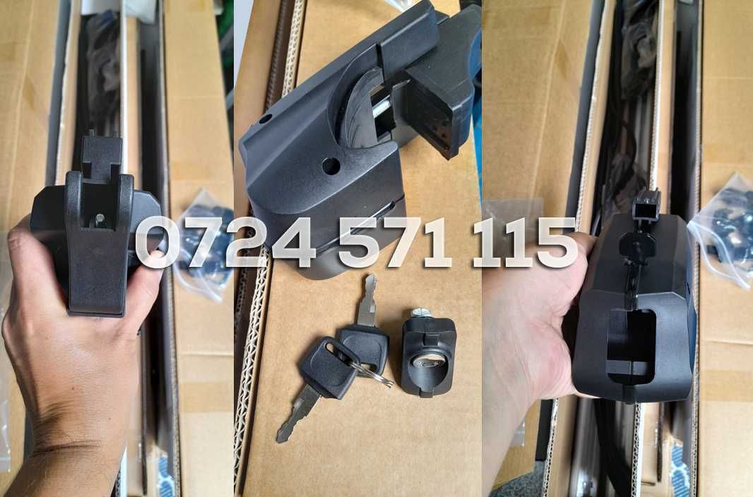 Bare transversale cu cheie, ALUMINIU, lungime: 120 cm