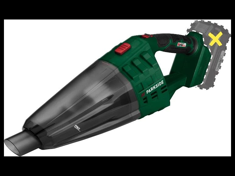 Parkside акумулаторна ръчна прахосмукачка 20V, Парксайд