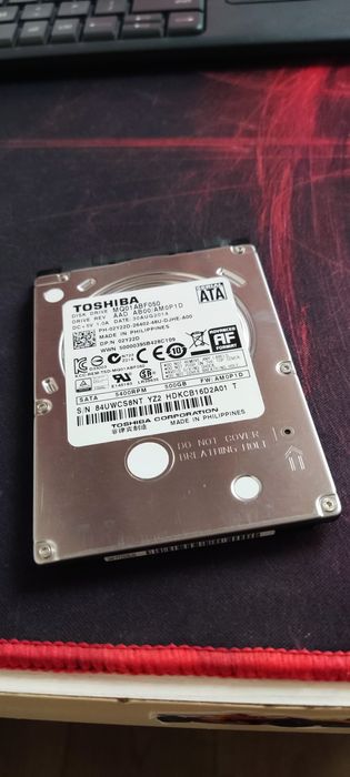 Toshiba HDD 500GB 5400rpm