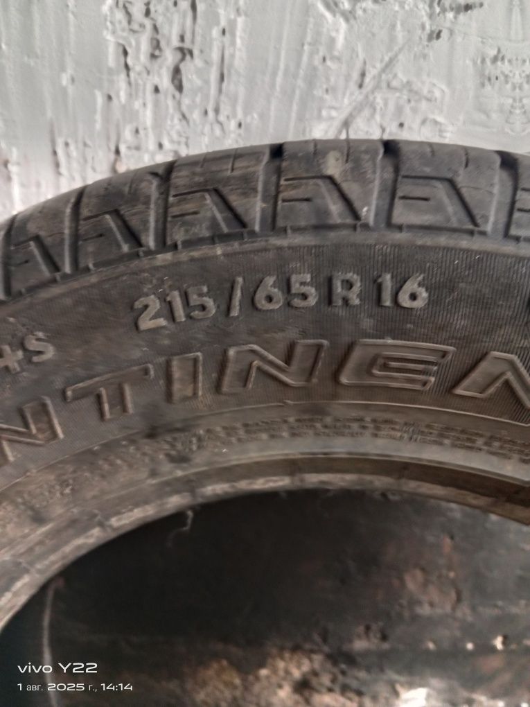 Шины летние 215/55/16