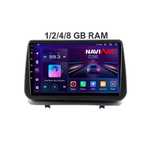 Navigatie Android Renault Clio 3  2005+  1/2/4/8GB RAM - Carplay