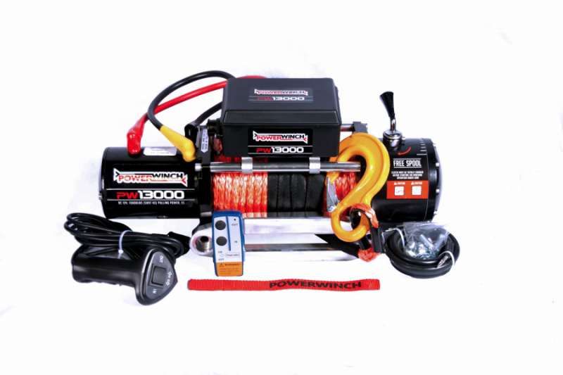 Лебедка PW13000ESR Powerwinch синтетично въже 13000lb - 5907 kg