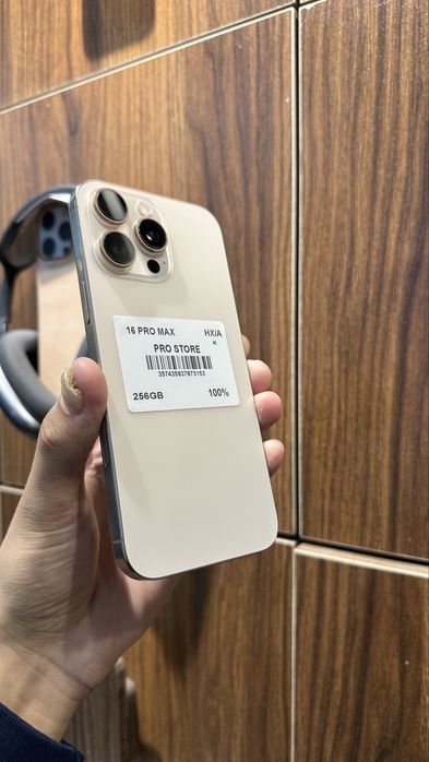 iphone 16 pro max 256gb 100% Nazt va Nasiya savdo