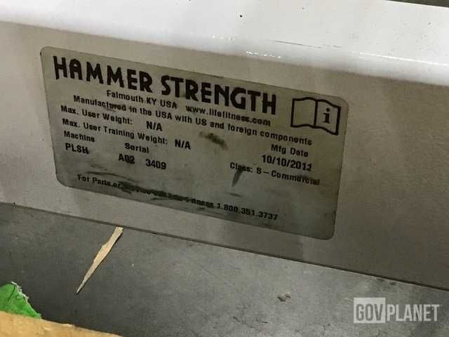 Hammer Strength seated/standing shrug