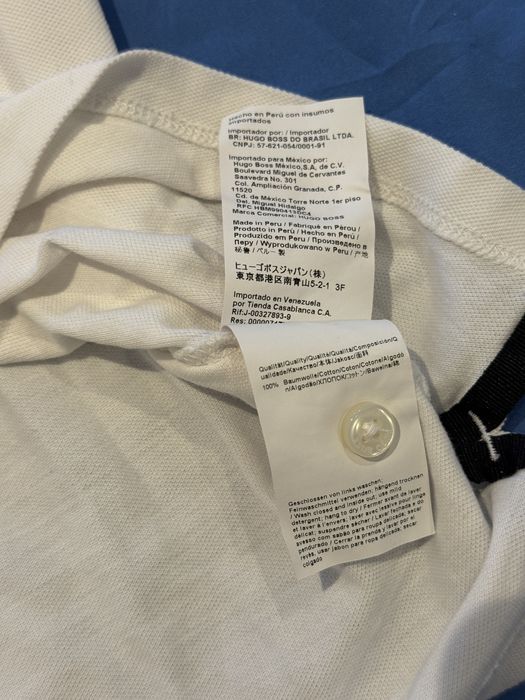 Tricou Polo Alb - Hugo Boss -