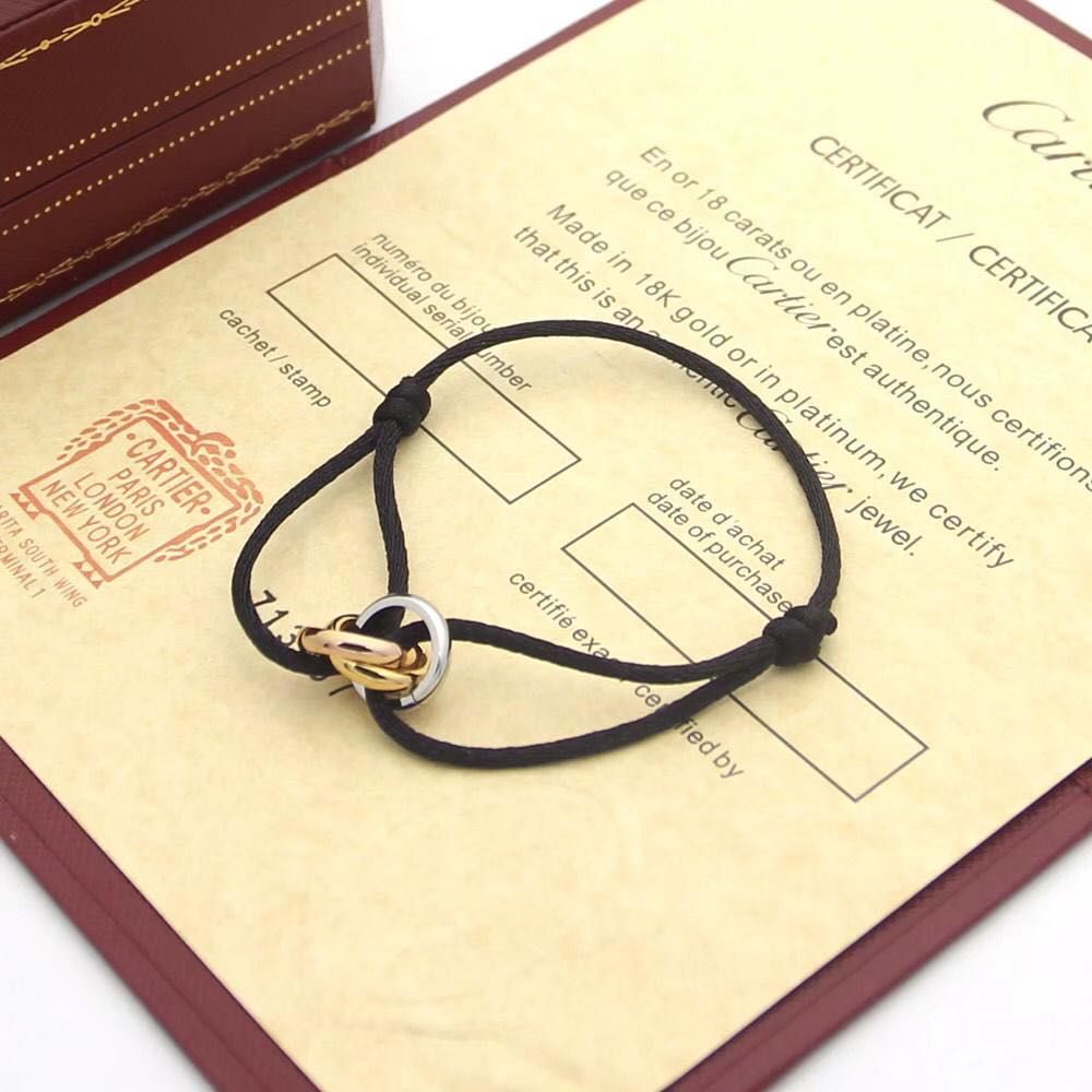 Гривна cartier с кутия и чантичка