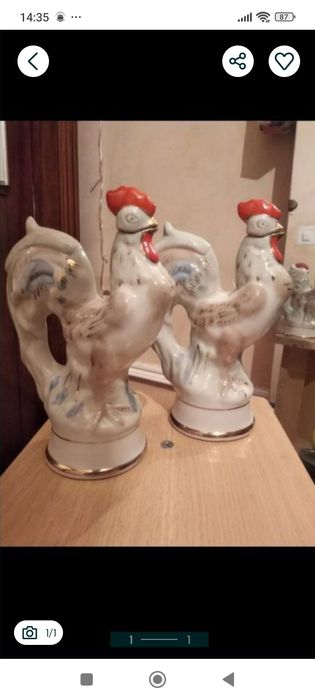 Петух антиквар советский