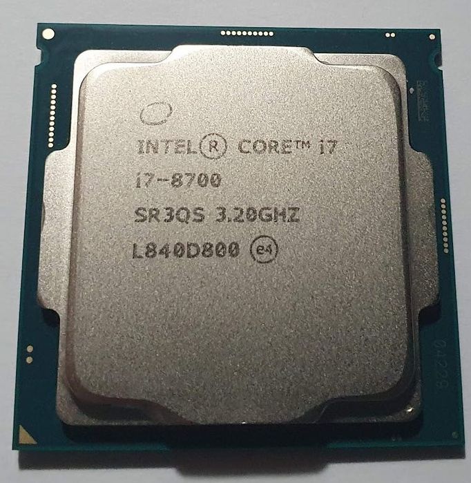 procesor desktop i7 8700 +ventilator cu suport prindere complet schimb