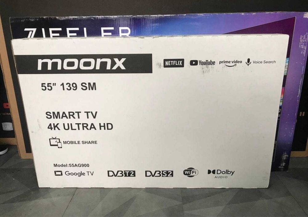 Телевизор Moonx 55” 50” 43” Smart Tv Full HD Доставка бесплатно