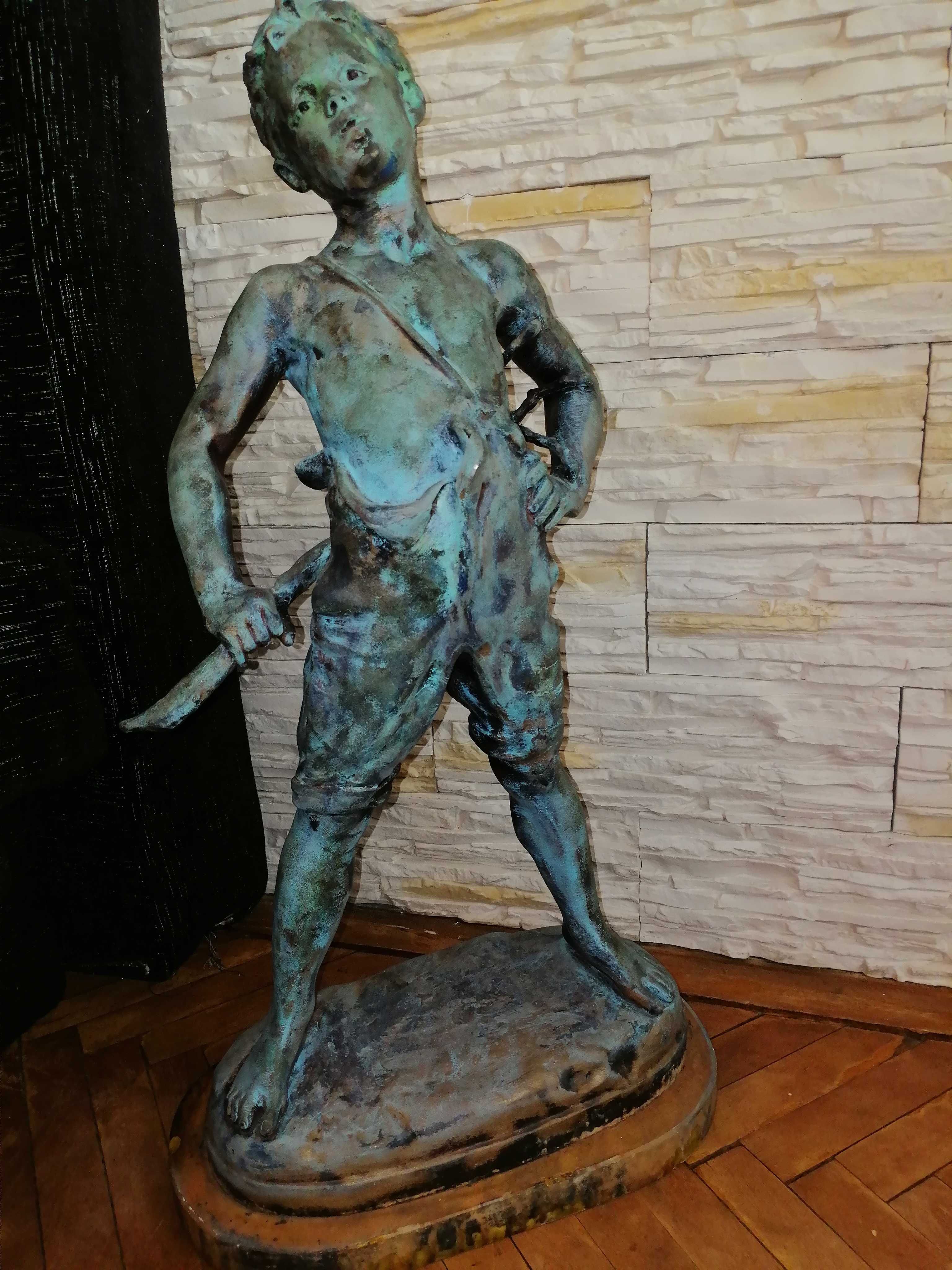 Statuie bronz masiv și marmura 70cm+voucher