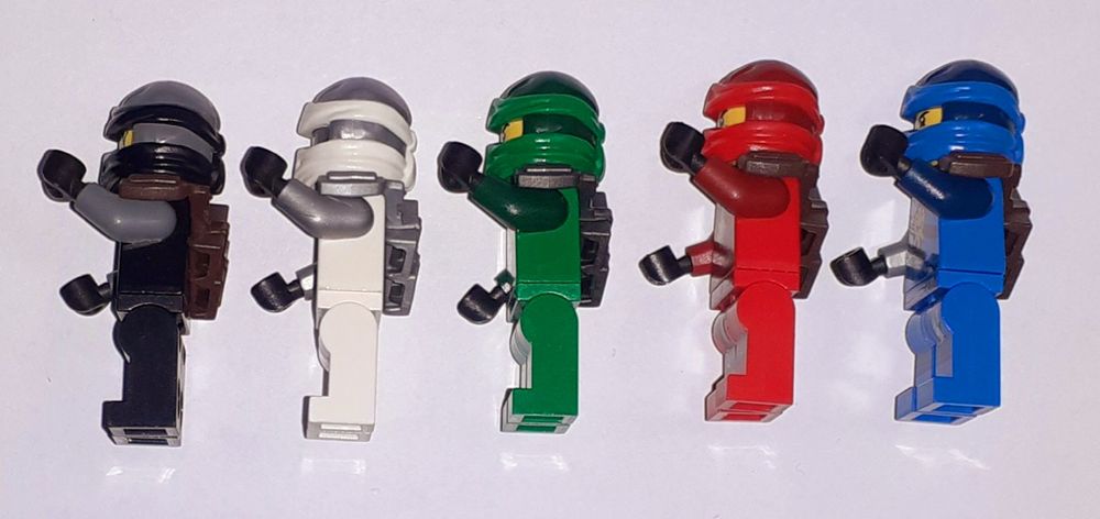 Lego Ninjago - DOTD Cole, Zane, Lloyd, Kai, Jay