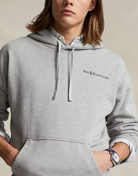 НОВ оригинален сив памучен суичър POLO RALPH LAUREN размер L от САЩ