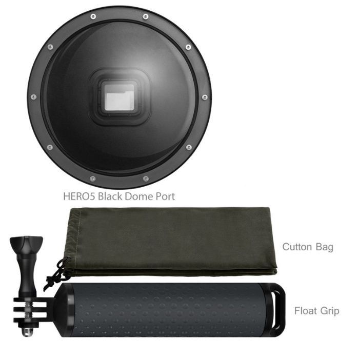 Dome Port устройство за снимане във вода за gopro hero 5/6/7 black